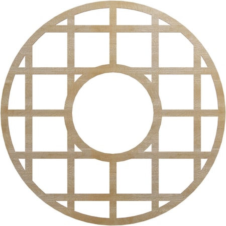 Ekena Millwork O'Neal Wood Fretwork Pierced Ceiling Medallion, Hickory, 38"OD x 13 3/4"ID x 1/4"T CMWP38X38X0250ONHI